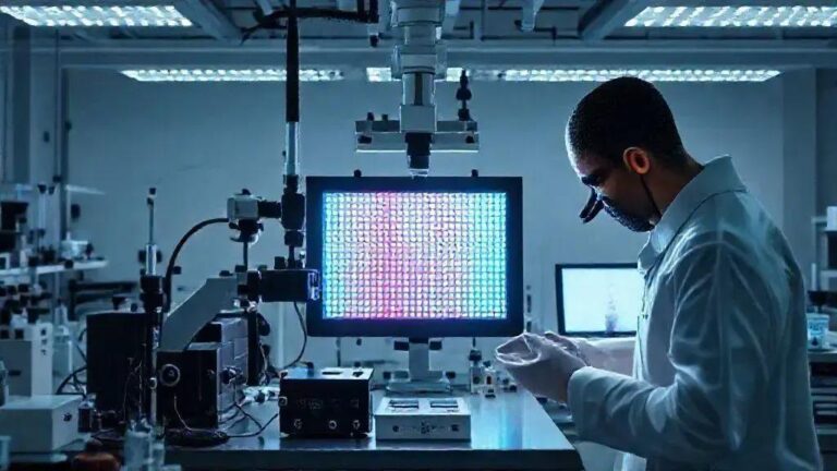 3 protocolos de teste de espectro LED para 3 replicações com margem de erro de 3%