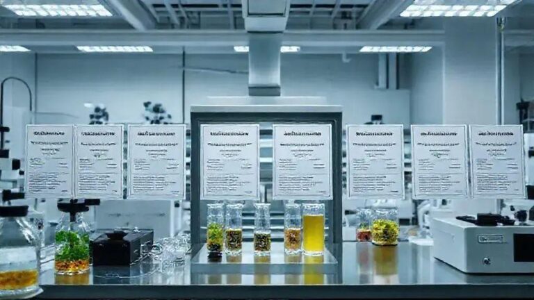 8 etapas para obter certificação de pureza de nutrientes em 4 replicações